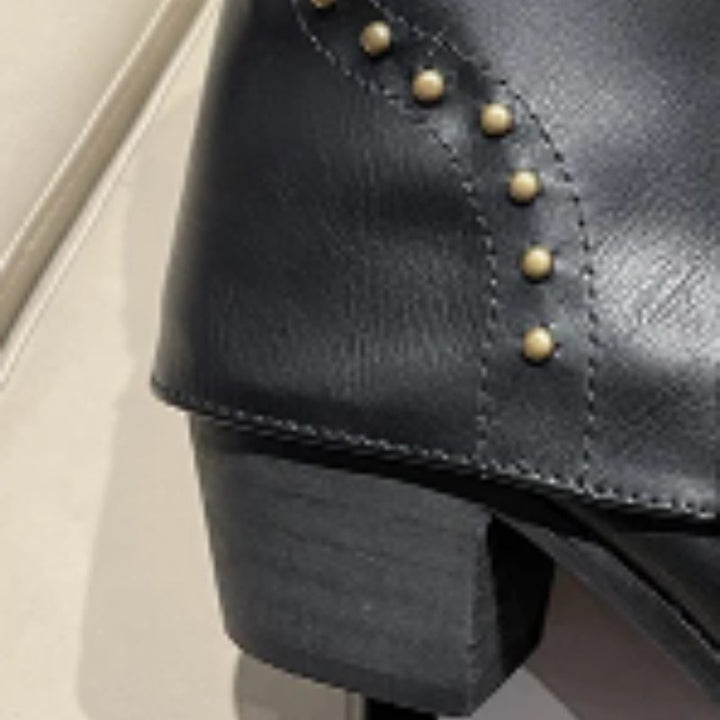 Angeline | Women's Western Ankle Boots with Stud Detail