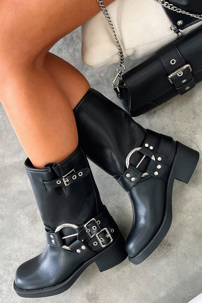 Sofia | Black Short Boots