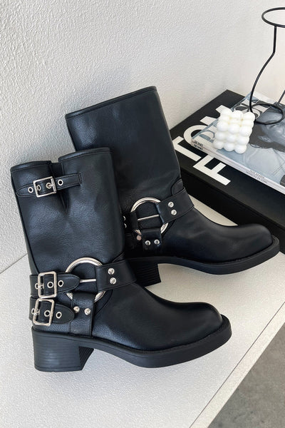 Sofia | Black Short Boots