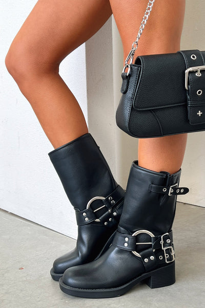 Sofia | Black Short Boots
