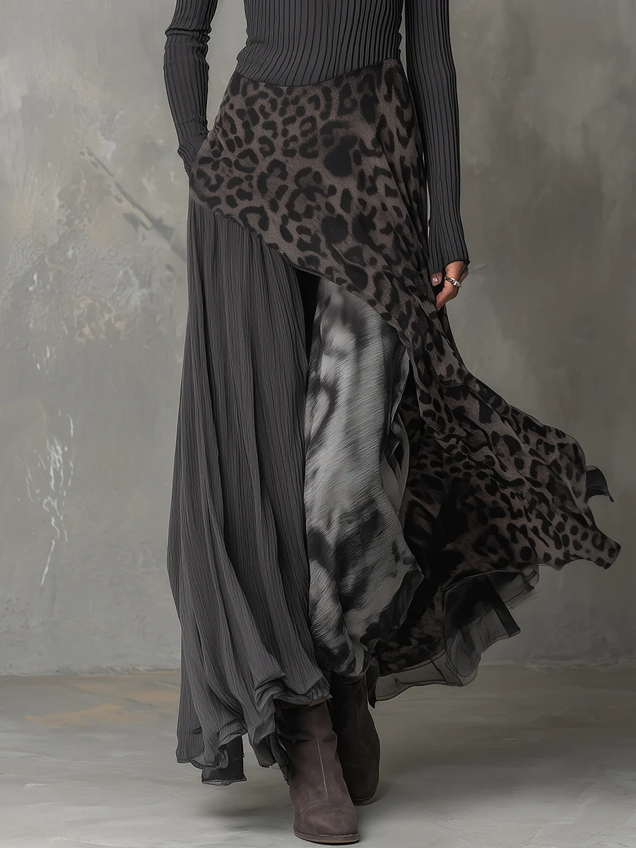 Arabella | Women's Striped Irregular-Hem Boho Maxi Dress