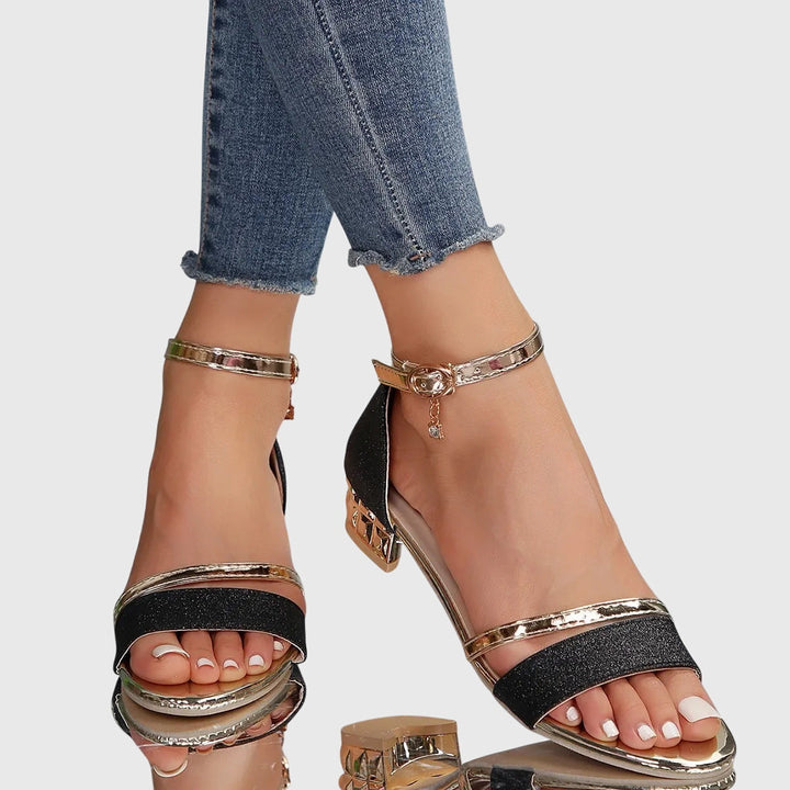 Aurelia | Women's Adjustable Cushioned Ergonomic Heeled Sandals