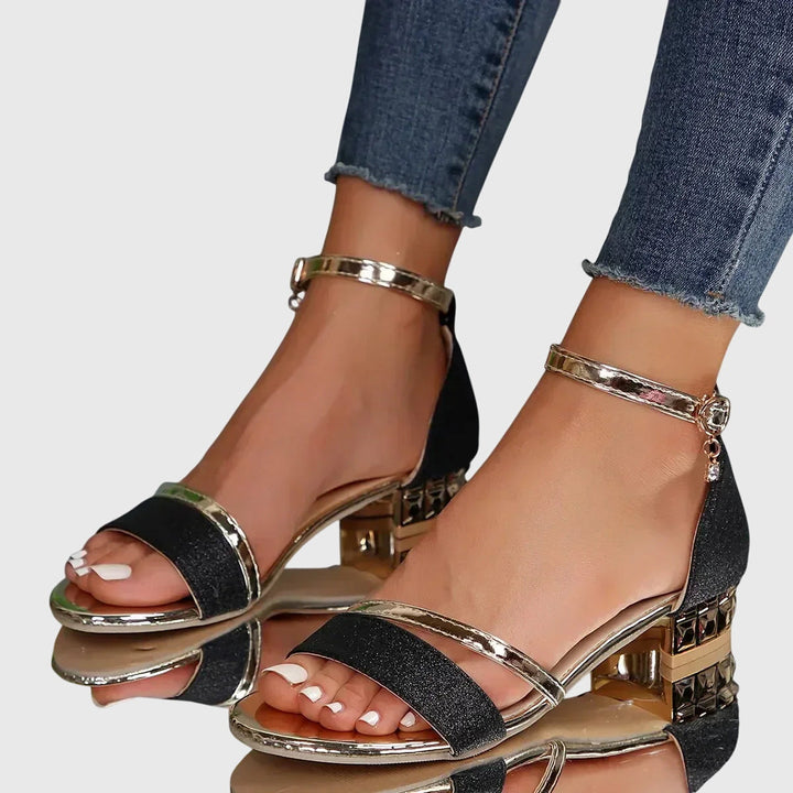 Aurelia | Women's Adjustable Cushioned Ergonomic Heeled Sandals