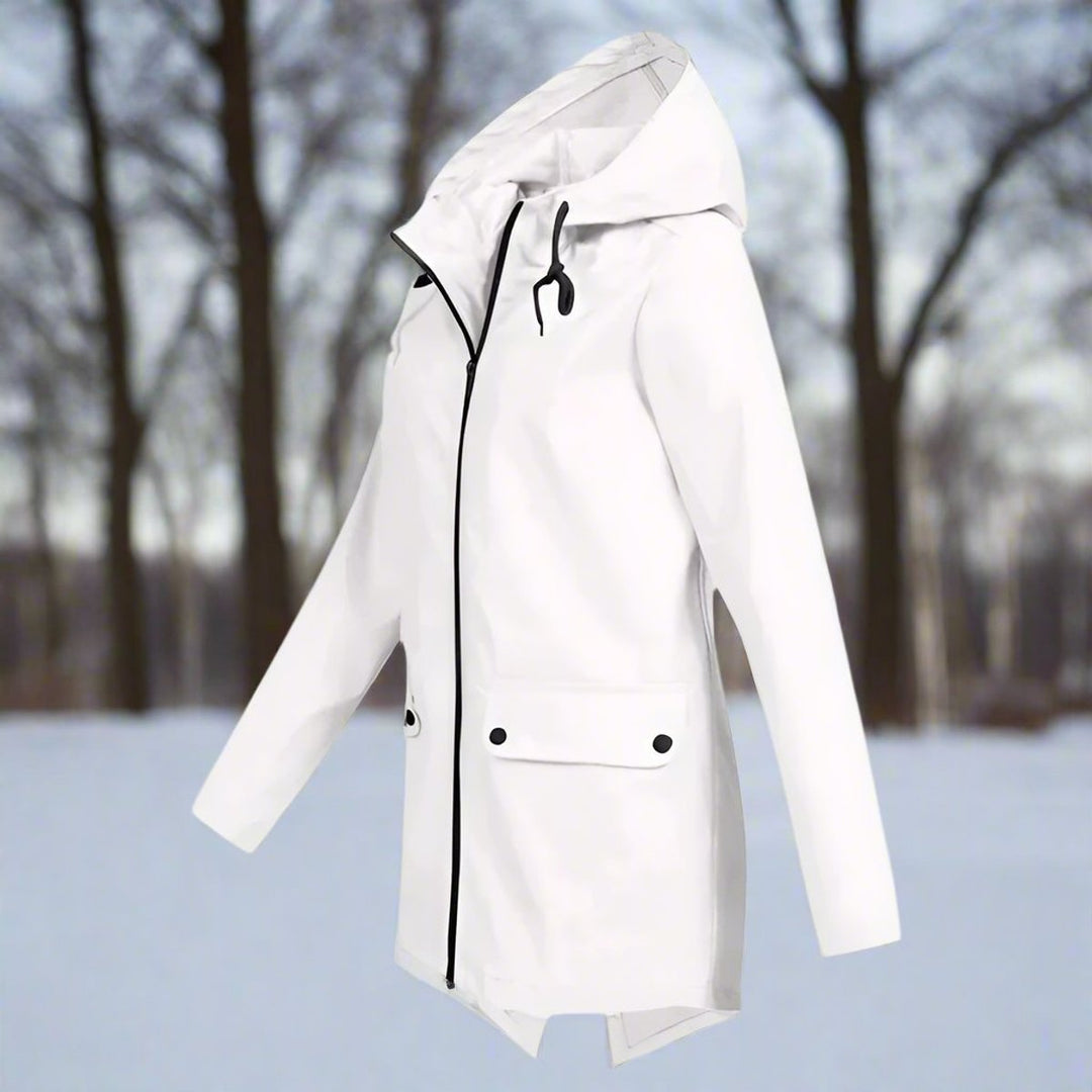 Vianne | Women's Hooded Anorak with Snap Pockets