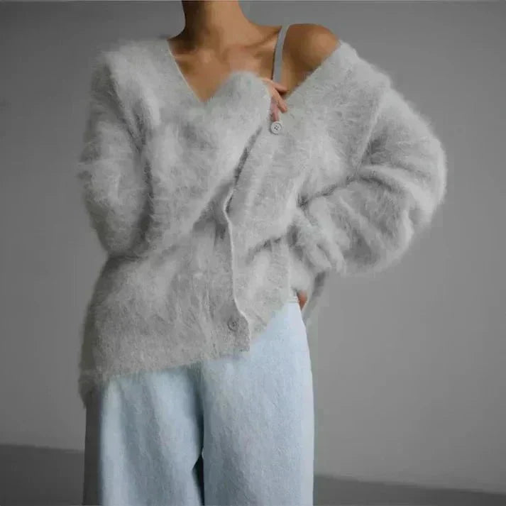 Katia | Women's Brushed V-Neck Cardigan