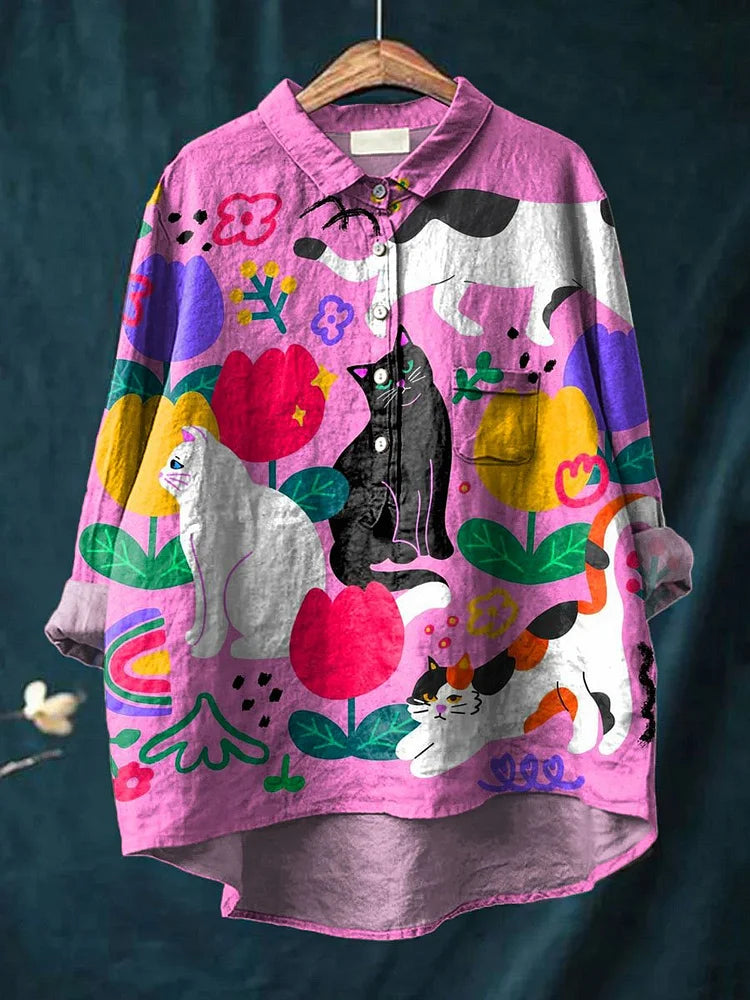 Estelle | Cat & Fish Tee