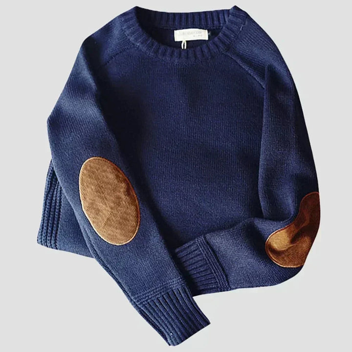 Barnabe | Men's Elbow Patch Knit Sweater