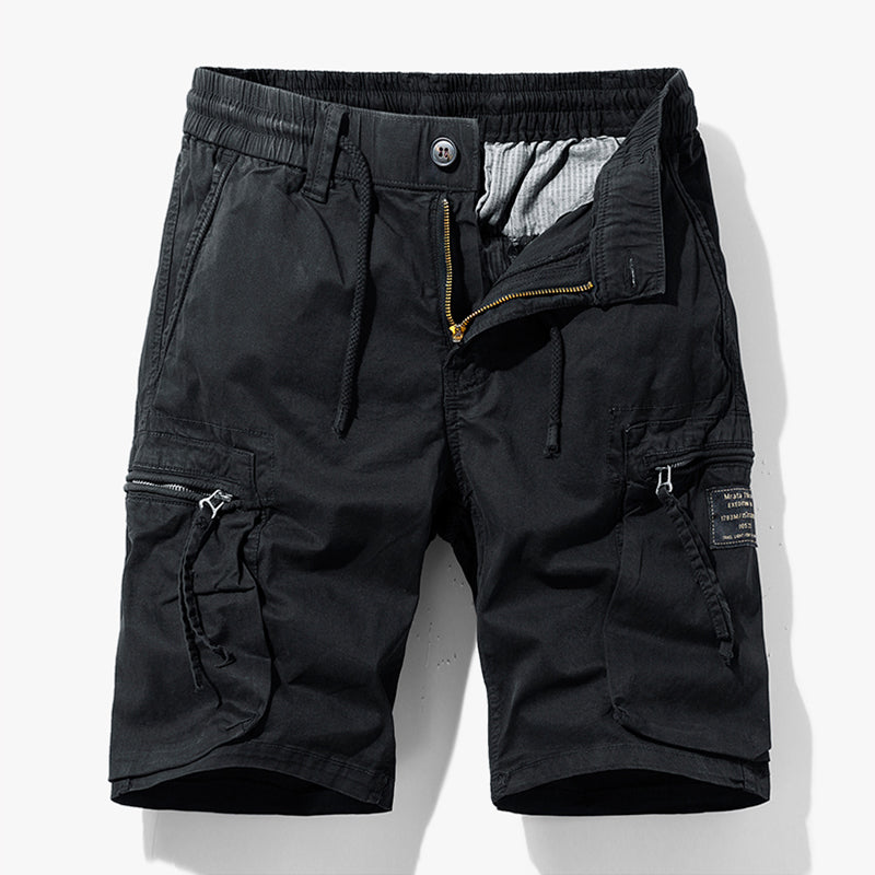 Baron | Men's Drawstring Outdoor Cotton Twill Cargo Shorts