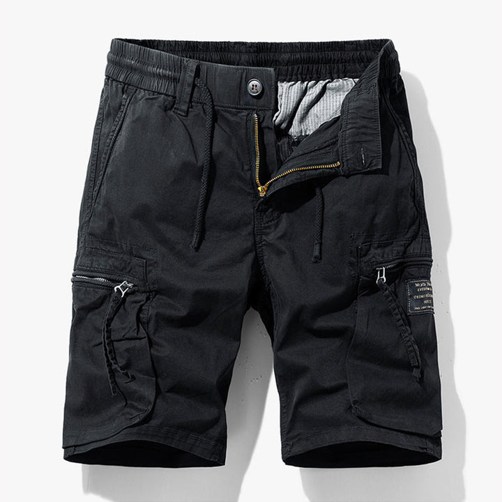 Baron | Men's Drawstring Outdoor Cotton Twill Cargo Shorts