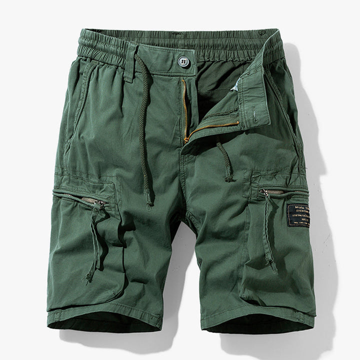 Baron | Men's Drawstring Outdoor Cotton Twill Cargo Shorts