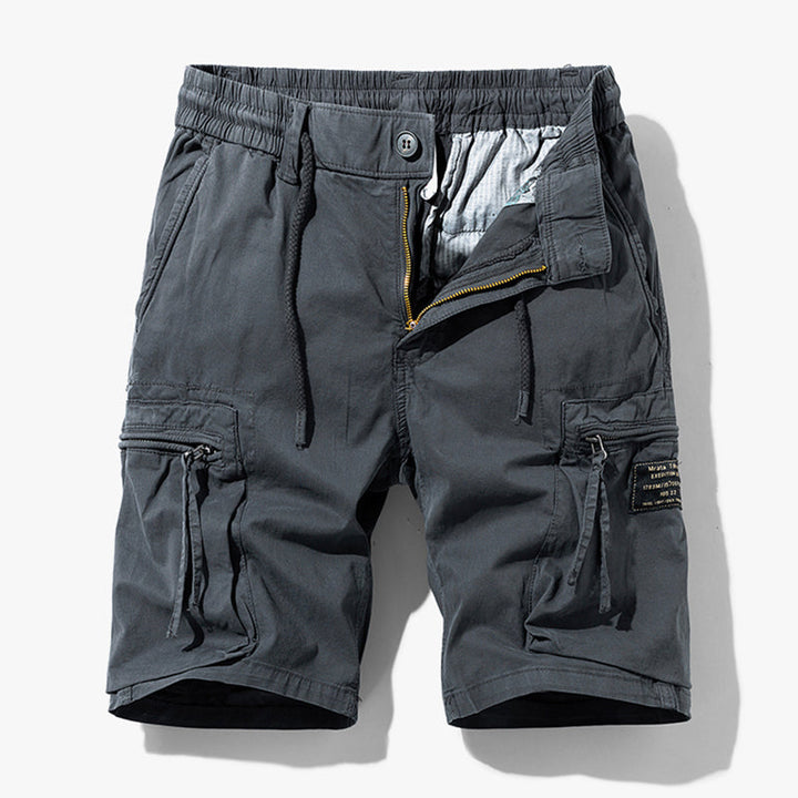 Baron | Men's Drawstring Outdoor Cotton Twill Cargo Shorts
