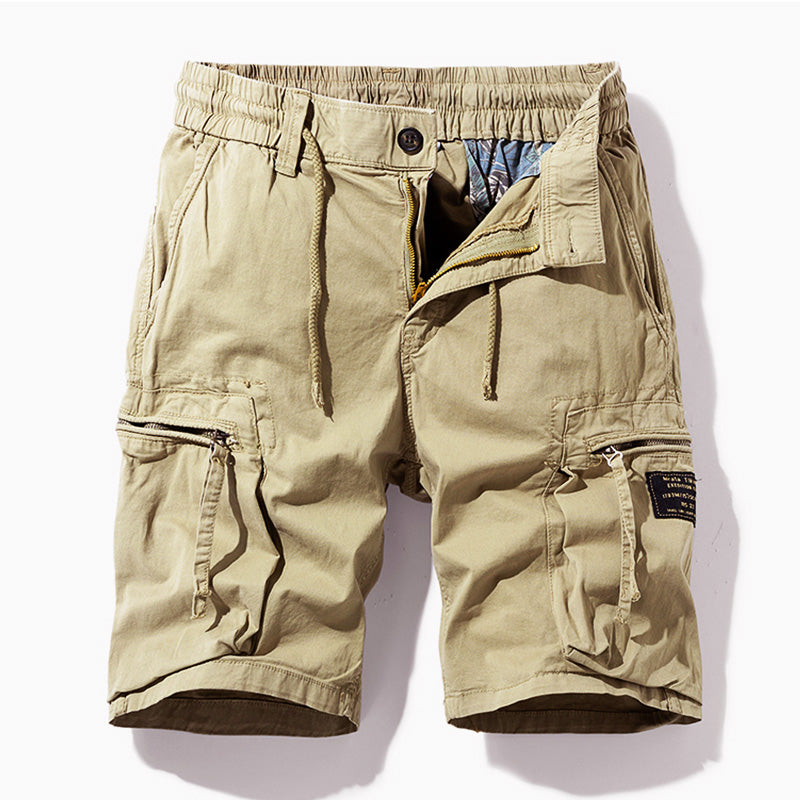 Baron | Men's Drawstring Outdoor Cotton Twill Cargo Shorts