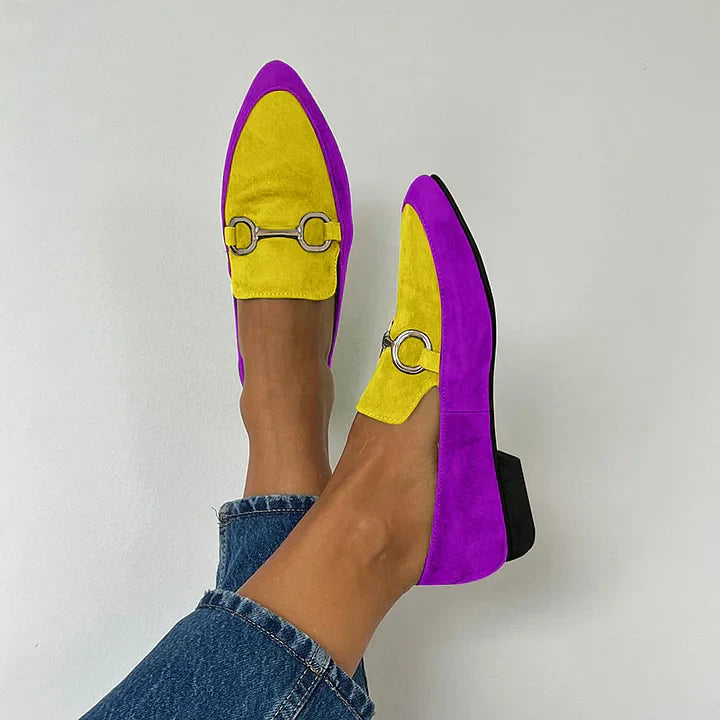 Sophia | Colorblock Loafers
