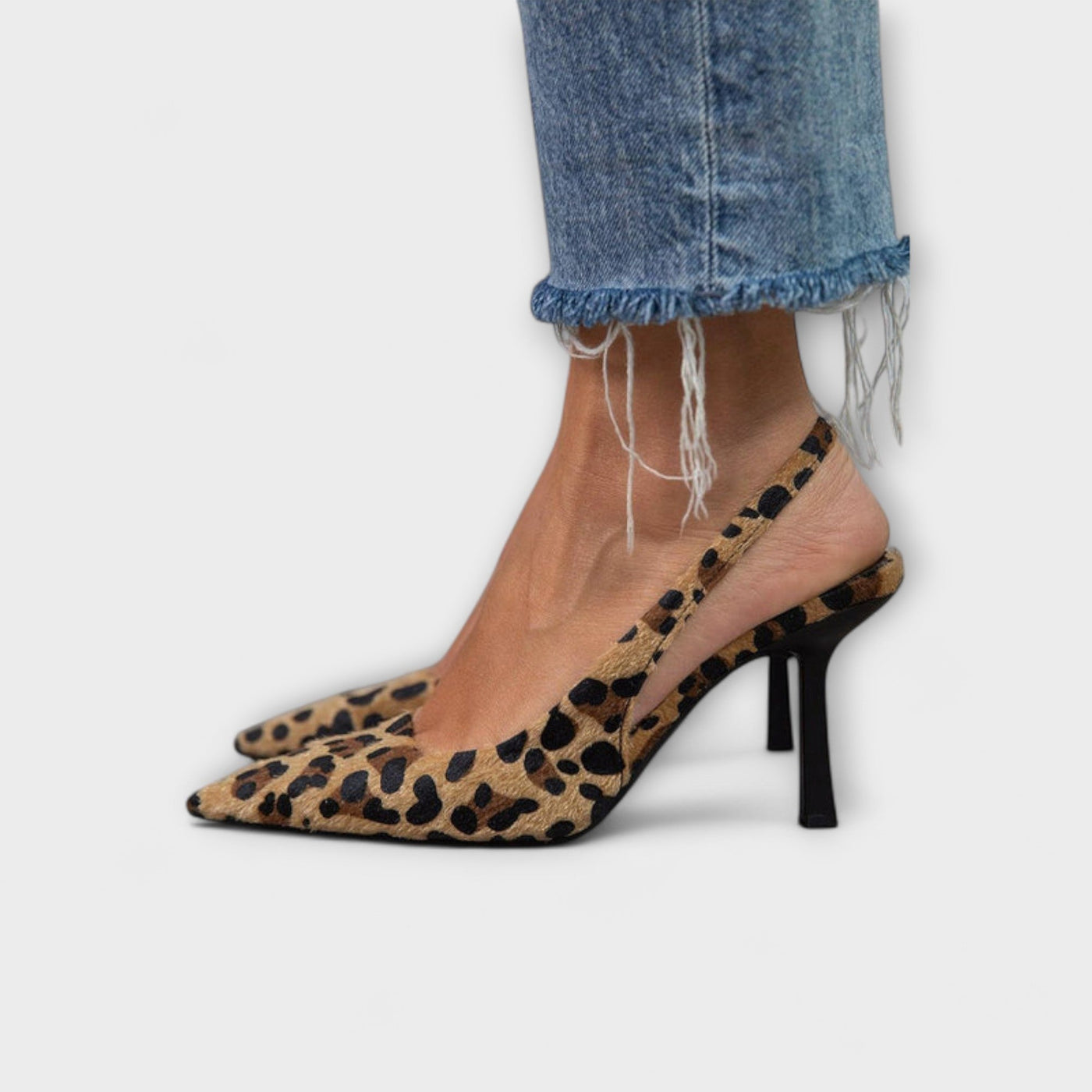 Liorina | Leopard Slingback Heels