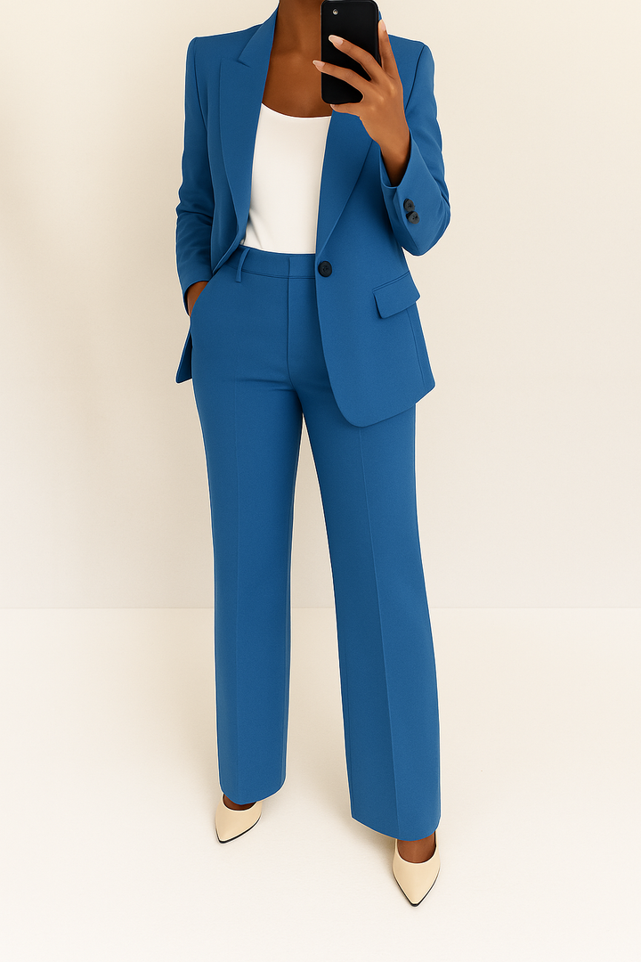Beatrice | Women's Notched-Collar Tailored Two-Piece Suit