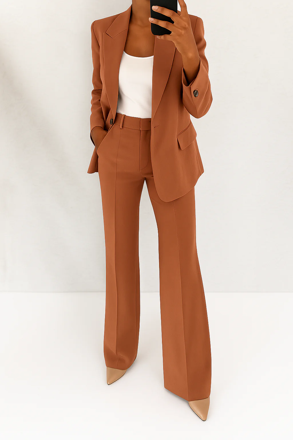 Beatrice | Women's Notched-Collar Tailored Two-Piece Suit
