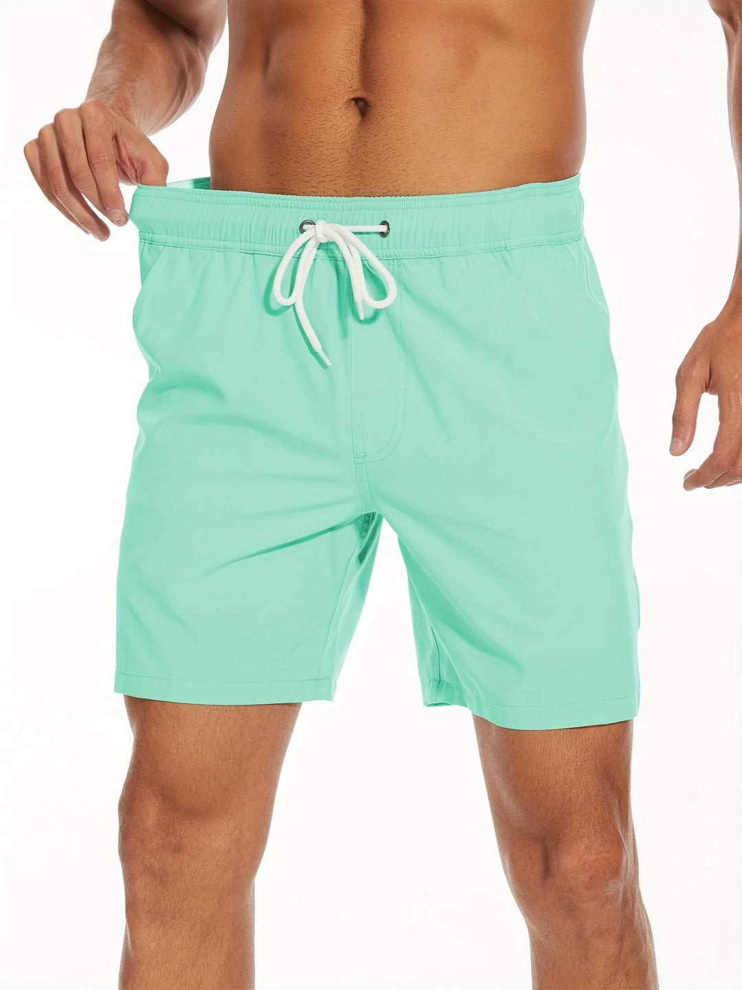 Bennett | Men's Knee Length Inner Pocket Panel Swimming Shorts