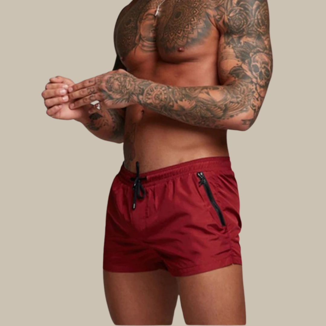 Billy | Men's Stretch Quick-Dry Drawstring Swim Trunks