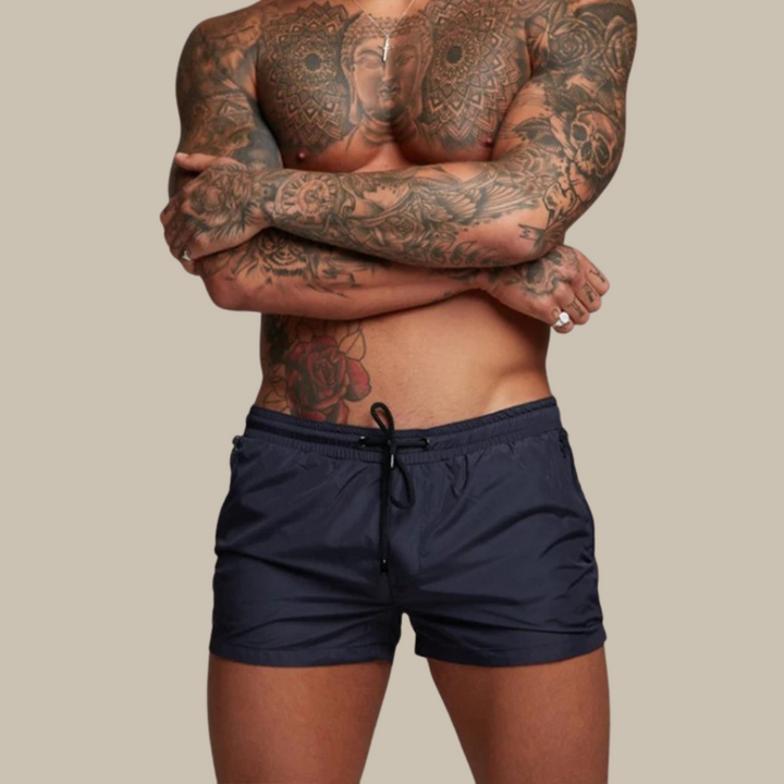 Billy | Men's Stretch Quick-Dry Drawstring Swim Trunks