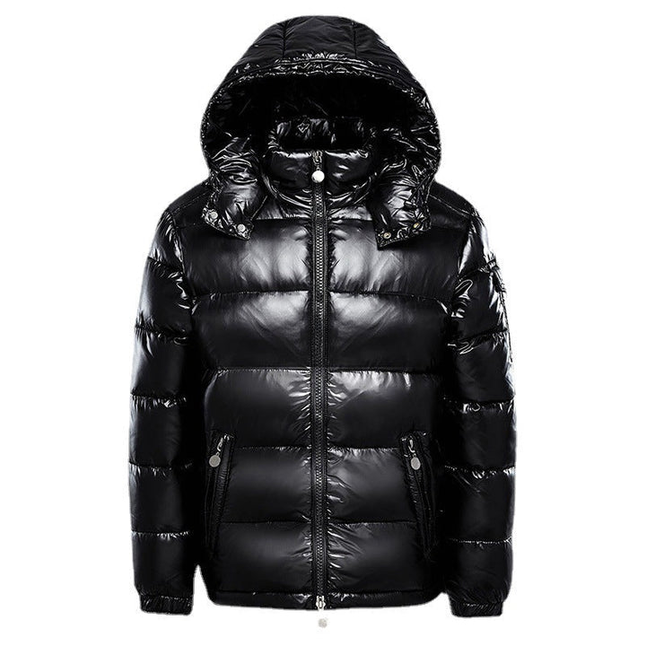 Bohemond | Men's High Shine Hooded Puffer Jacket