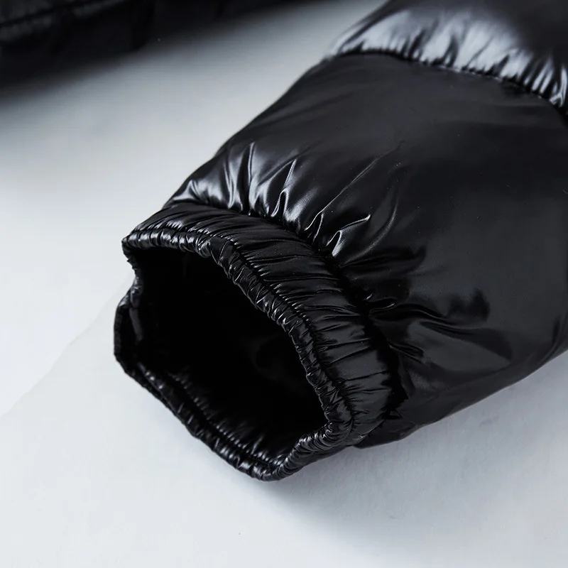 Bohemond | Men's High Shine Hooded Puffer Jacket