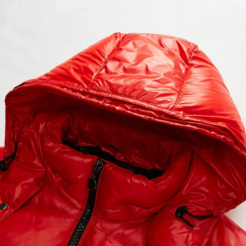 Bohemond | Men's High Shine Hooded Puffer Jacket
