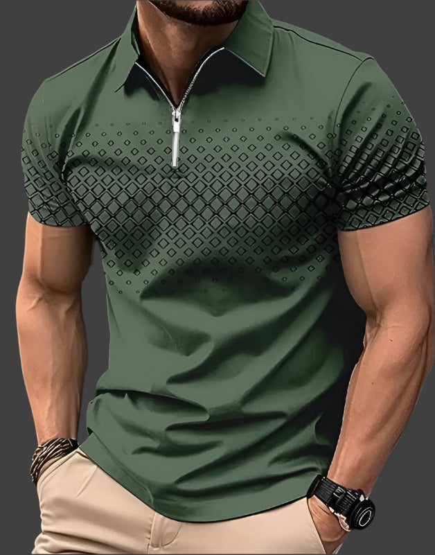 Brice | Men's Pique Knit Short Sleeve Polo Shirt