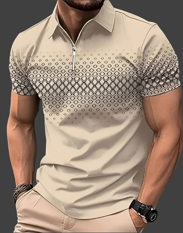 Brice | Men's Pique Knit Short Sleeve Polo Shirt