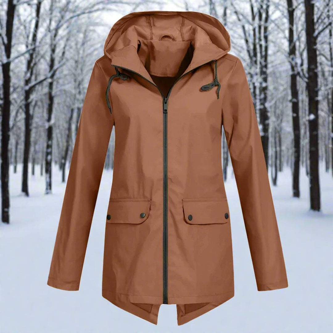 Vianne | Women's Hooded Anorak with Snap Pockets