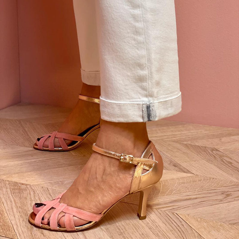 Calista | High Heeled Open Toe Sandals