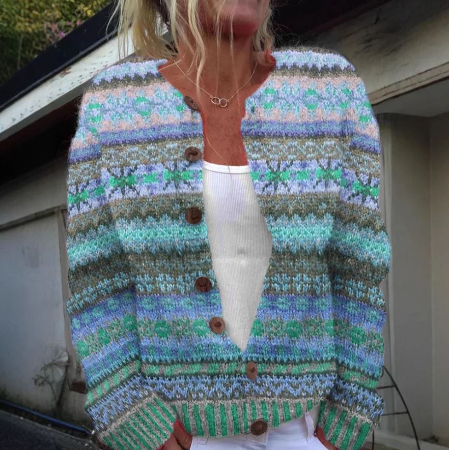 Blue Jacket with Print | Jacket