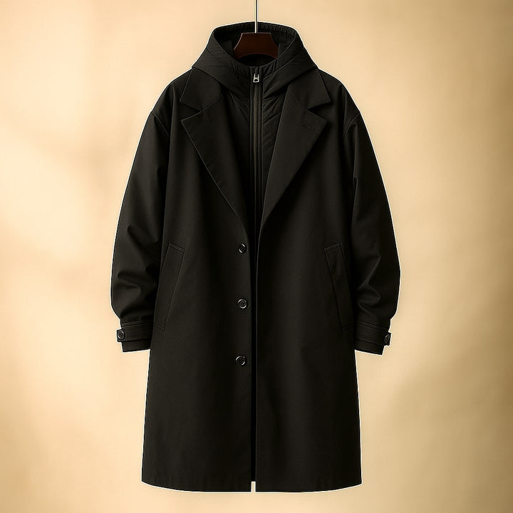 Cadoc | Men's Longline Coat with Removable Insert