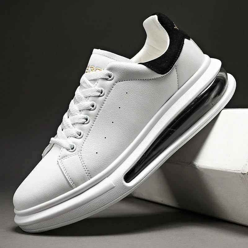 Caleb | Men's Thick Sole Lace-Up Low Top Sneakers