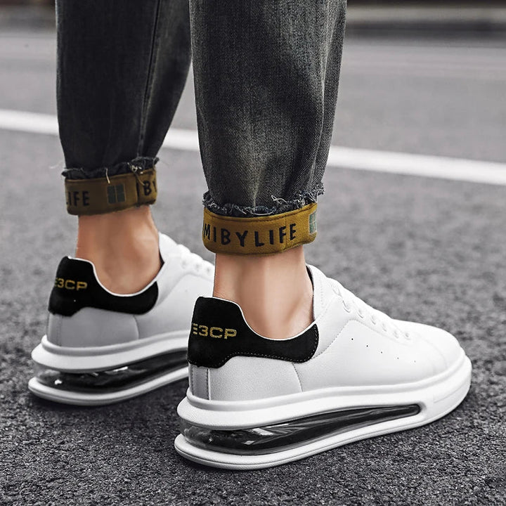 Caleb | Men's Thick Sole Lace-Up Low Top Sneakers