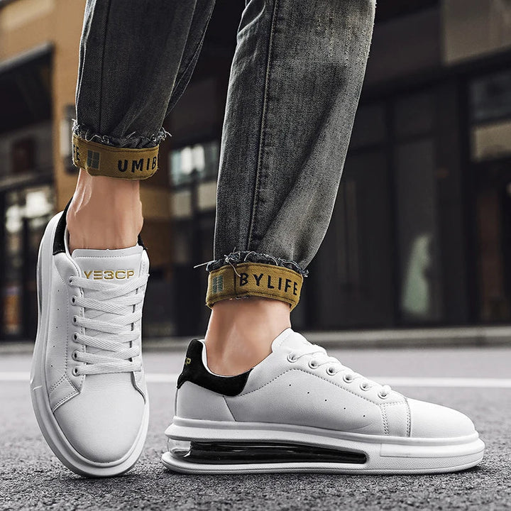 Caleb | Men's Thick Sole Lace-Up Low Top Sneakers
