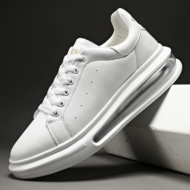Caleb | Men's Thick Sole Lace-Up Low Top Sneakers