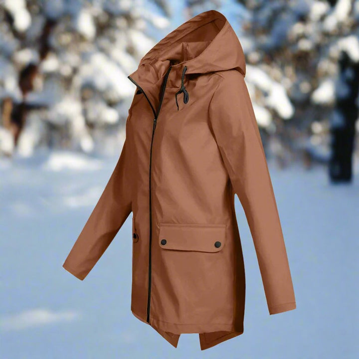 Vianne | Women's Hooded Anorak with Snap Pockets