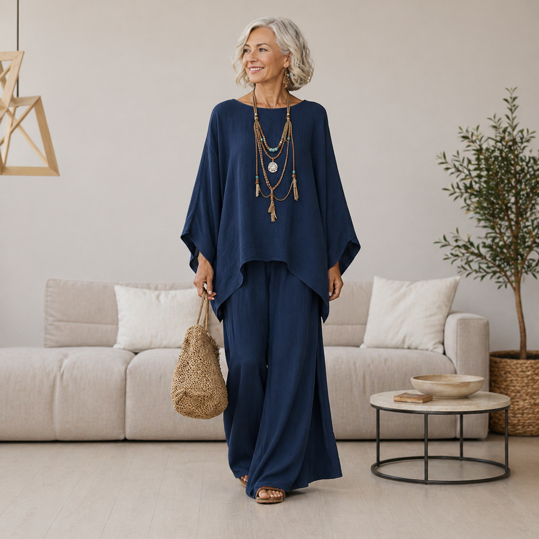 Celeste | Women's Flowing Wide-Leg Two-Piece Set