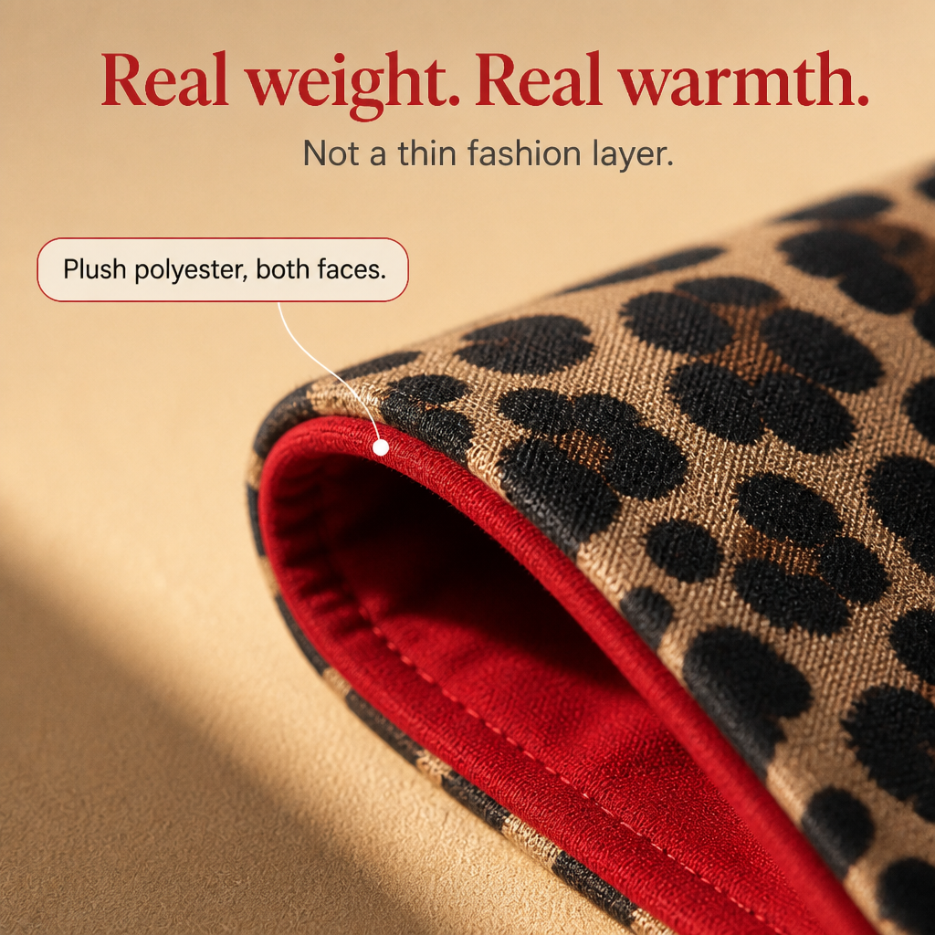Clemence | Women's Reversible Leopard-Lined Hooded Coat