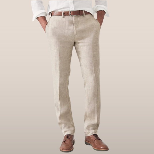Chad | Men's Breezy Tailored Summer Linen Dress Pants