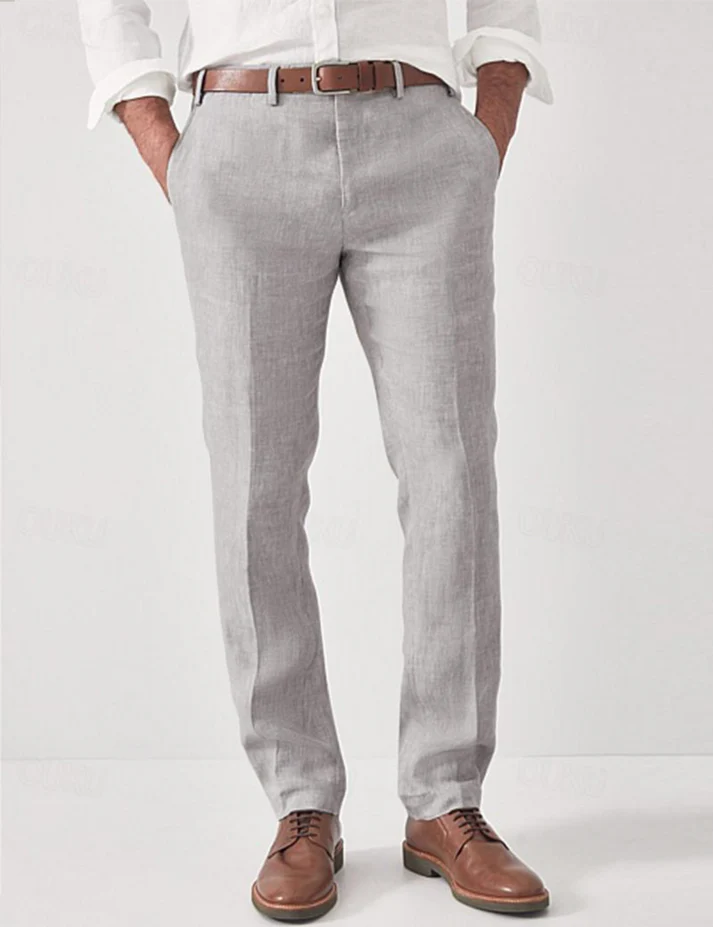 Chad | Men's Breezy Tailored Summer Linen Dress Pants