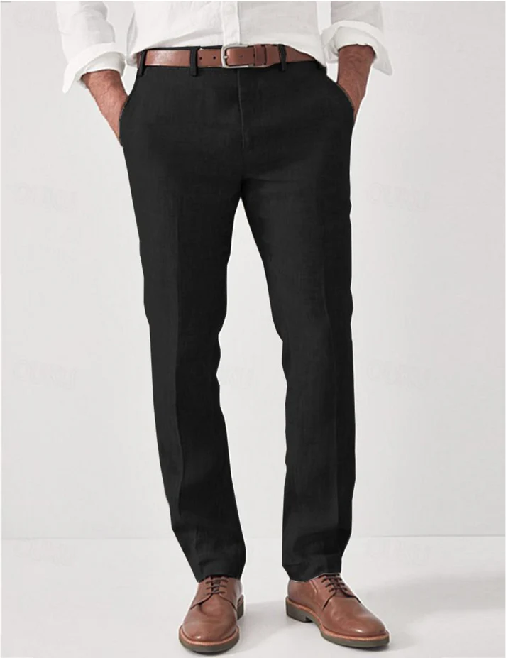 Chad | Men's Breezy Tailored Summer Linen Dress Pants