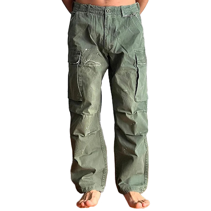 Chino | Men's Loose Fit Washed Cargo Utility Pants