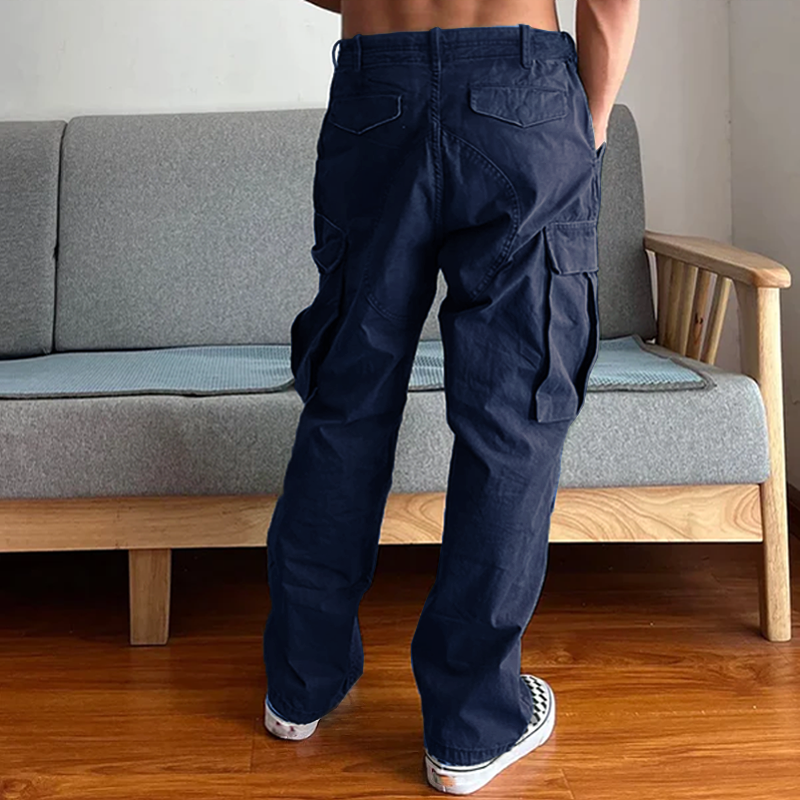 Chino | Men's Loose Fit Washed Cargo Utility Pants