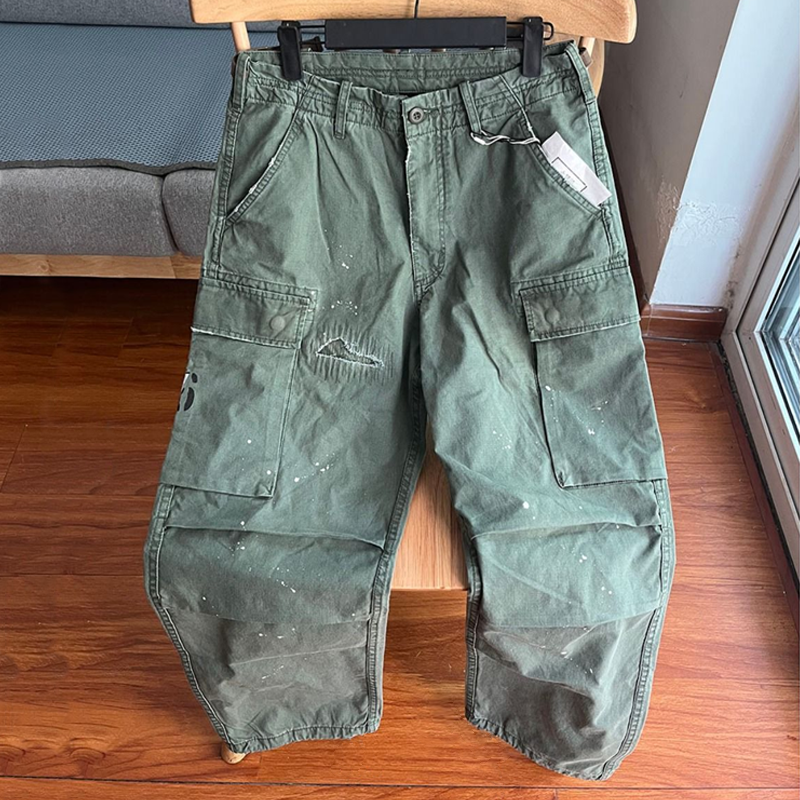 Chino | Men's Loose Fit Washed Cargo Utility Pants