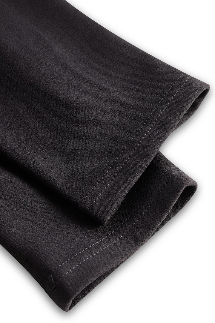 Claribel | Women's Mock Wrap Belted Pencil Midi Dress