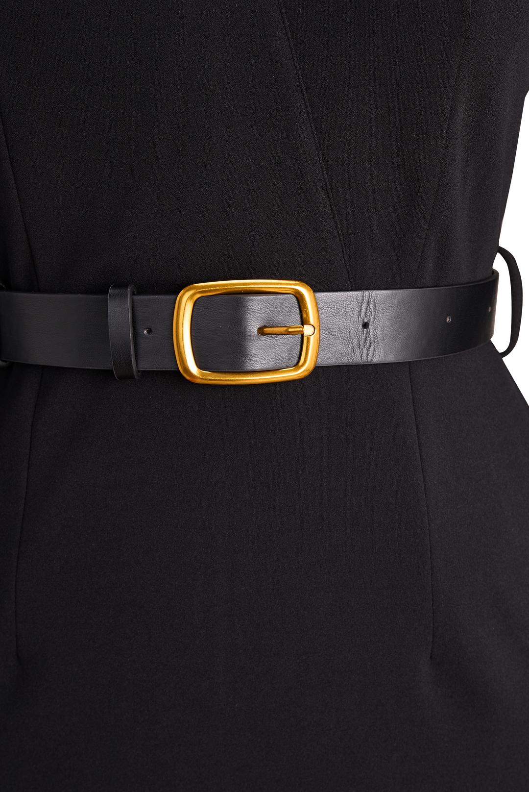 Claribel | Women's Mock Wrap Belted Pencil Midi Dress