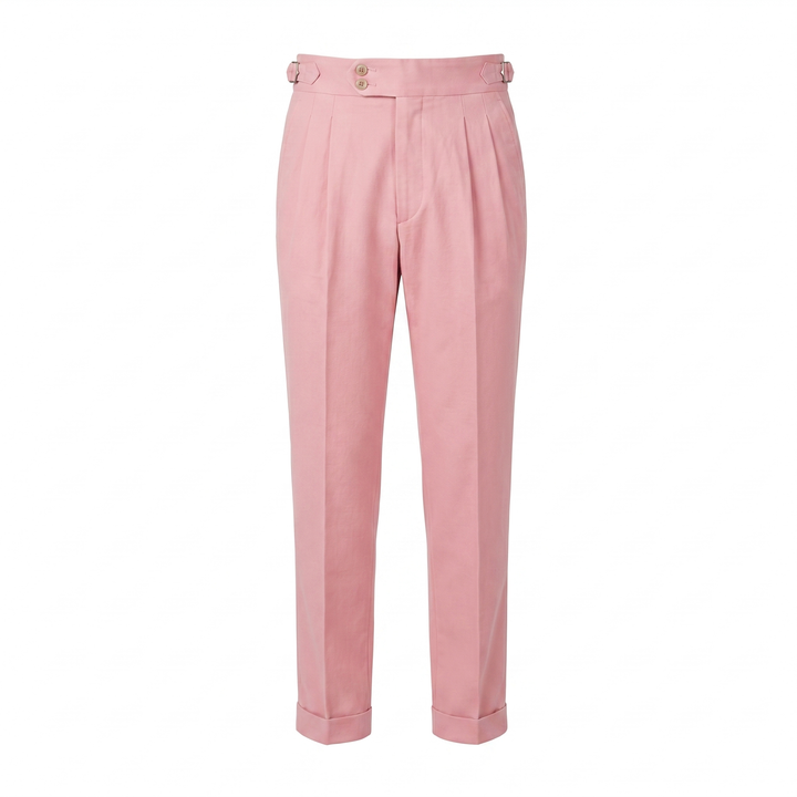 Clifford | Men's Double-Pleat High-Waist Tapered Trousers