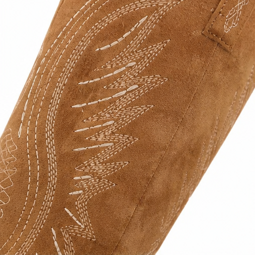 Radegonde | Women's Western Boots with Embroidered Shaft