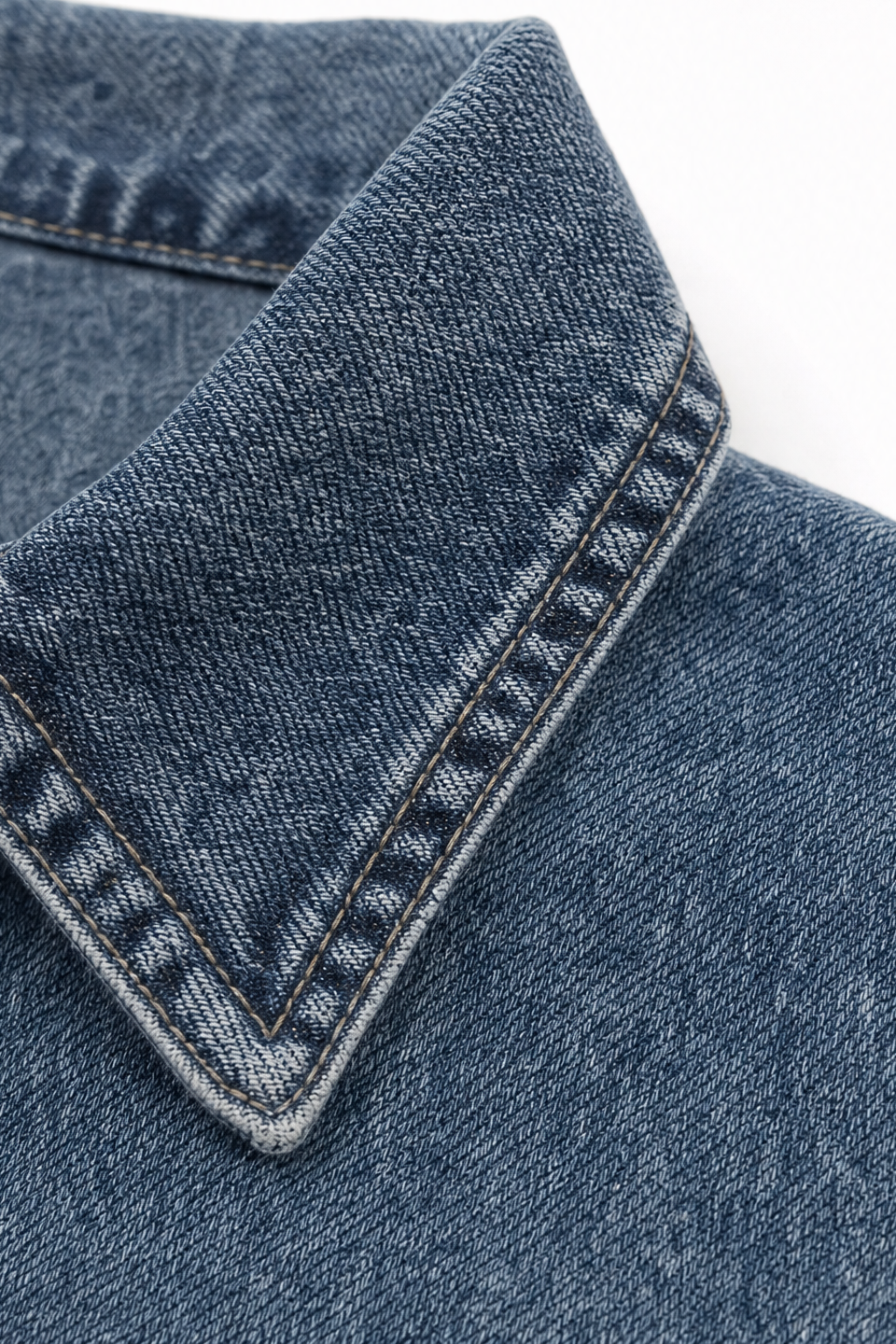 Isaure | Women's Ruffle-Trimmed Trucker Jacket with Button Front